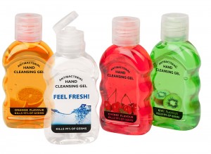 antibakterielles Handgel in 50 ml Flasche