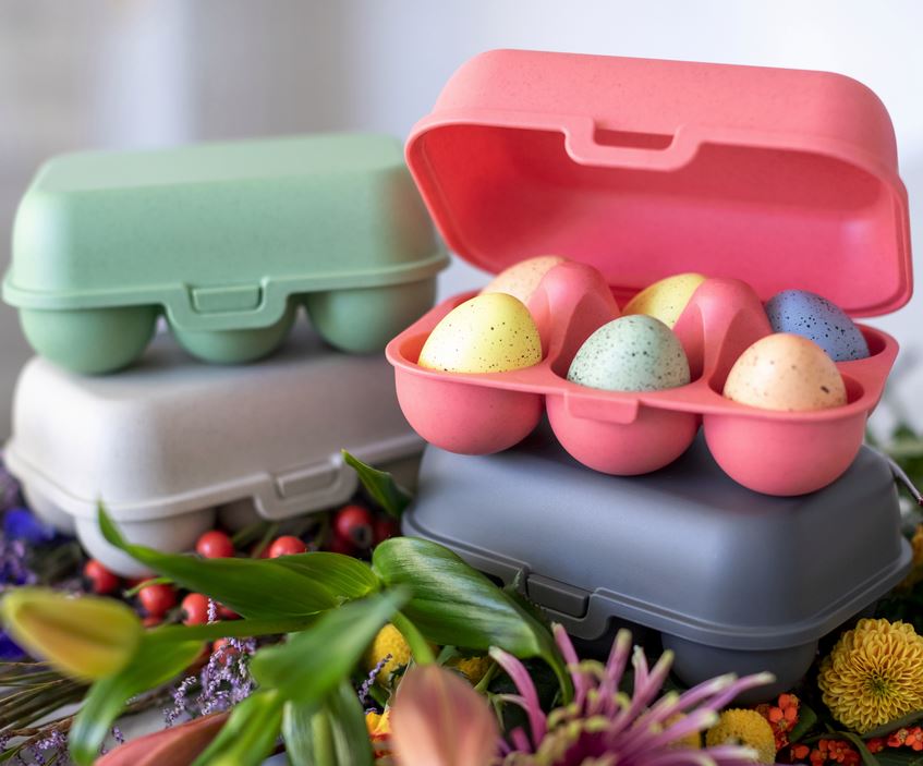Eggs to go – Organische Eierboxen von Koziol