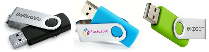 Werbe-USB-Sticks bedrucken und gravieren