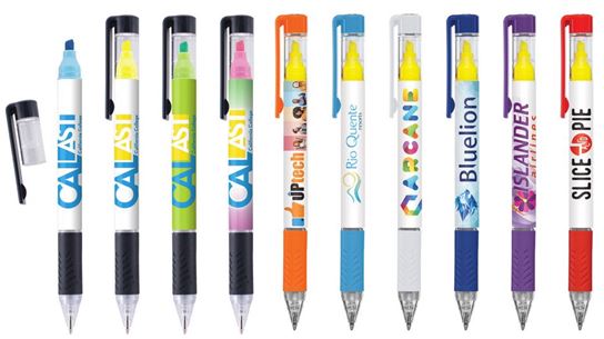 Kugelschreiber mit Textmarker