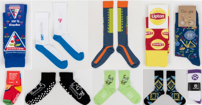 Socken im Kundendesign